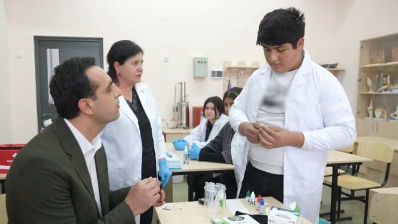 Հայանիստի նորակառույց դպրոցում աշակերտները տեսական գիտելիքներն ամրապնդում են իրական փորձերով