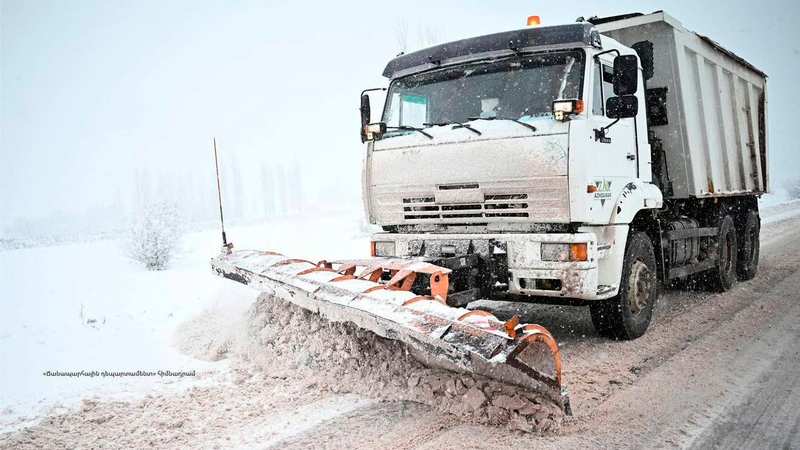 Հանրապետության մի շարք տարածաշրջաններում ձյուն է տեղում